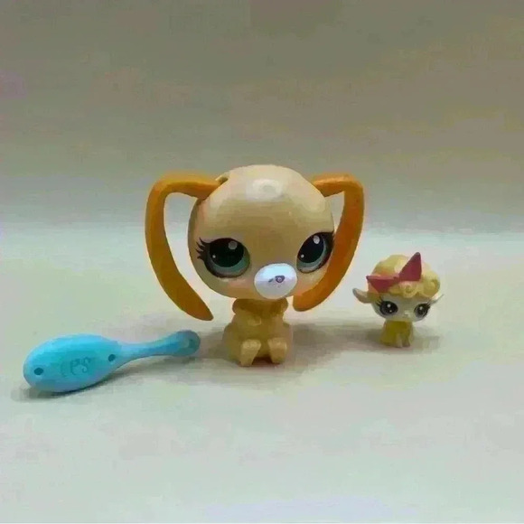 Hasbro Littlest Pet Shop #3359 Rabbit Bunny Magic Motion Orange LPS 2013 - Picture 1 of 7